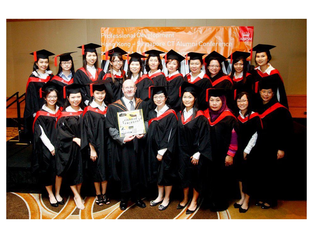 With CT ABRSM graduates, Singapore 2012